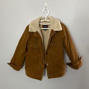 Gap Kids Corduroy Jacket Size 5 Tan